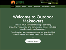 Tablet Screenshot of outdoormakeovers.com